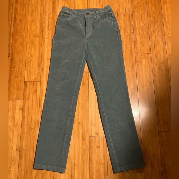 Faherty Julianne Corduroy Pants Blue Size 26 - Picture 4 of 15